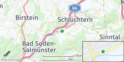 Google Map of Steinau an der Straße
