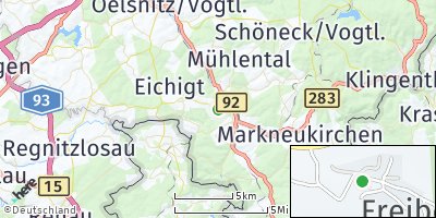 Google Map of Freiberg