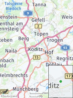 Here Map of Köditz