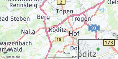 Google Map of Köditz