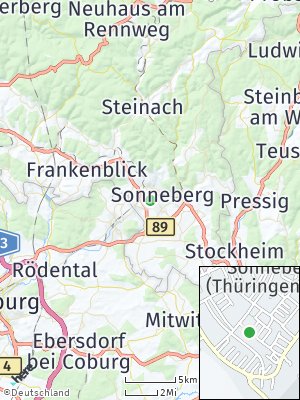 Here Map of Sonneberg