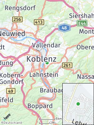 Here Map of Ehrenbreitstein