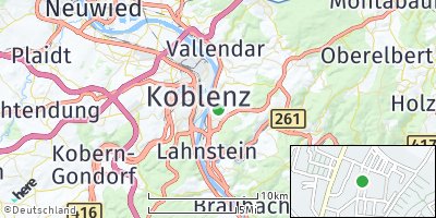 Google Map of Ehrenbreitstein