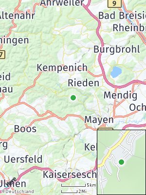 Here Map of Kirchwald bei Mayen