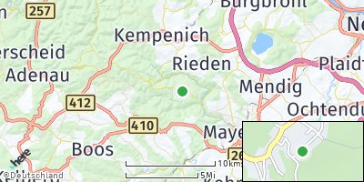 Google Map of Kirchwald bei Mayen