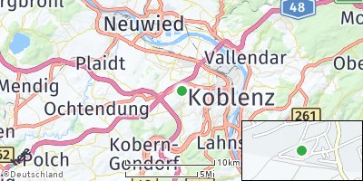Google Map of Rübenach
