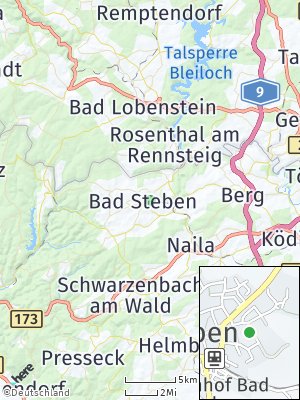 Here Map of Bad Steben
