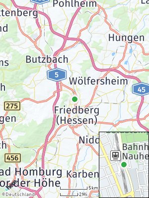 Here Map of Bad Nauheim