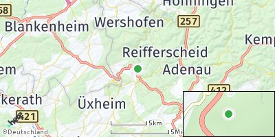 Google Map of Müsch bei Adenau