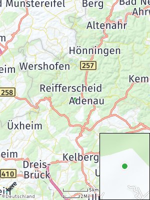 Here Map of Honerath bei Adenau