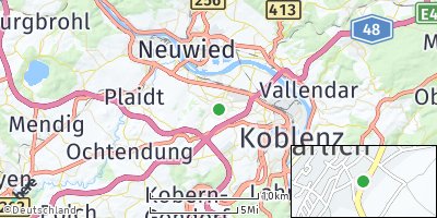 Google Map of Mülheim-Kärlich