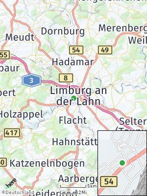 Here Map of Limburg an der Lahn