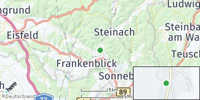 Google Map of Mengersgereuth-Hämmern
