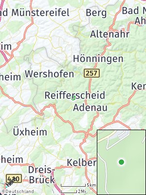 Here Map of Reifferscheid bei Adenau