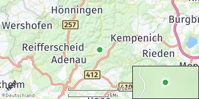 Google Map of Kaltenborn bei Adenau