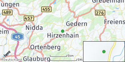 Google Map of Hirzenhain
