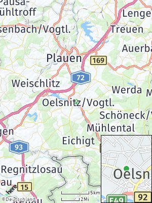 Here Map of Oelsnitz
