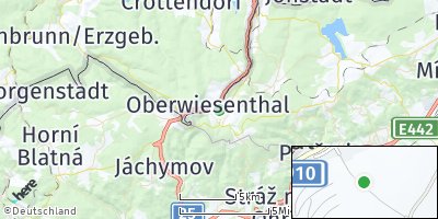 Google Map of Kurort Oberwiesenthal