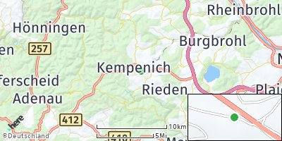 Google Map of Kempenich