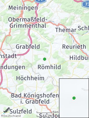 Here Map of Haina bei Meiningen
