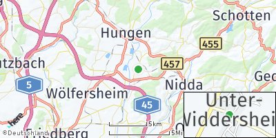 Google Map of Unter-Widdersheim