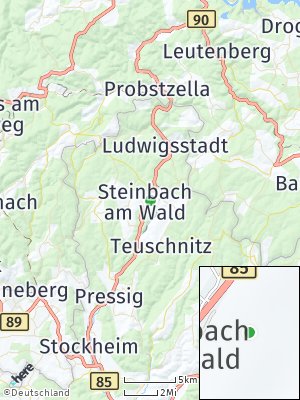 Here Map of Steinbach am Wald