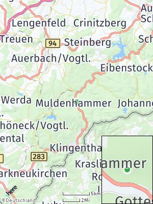 Here Map of Tannenbergsthal