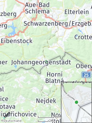 Here Map of Johanngeorgenstadt