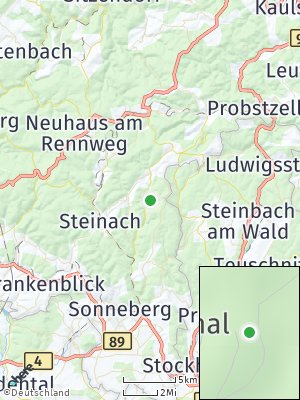 Here Map of Oberland am Rennsteig