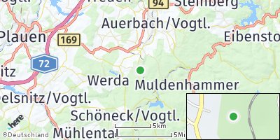 Google Map of Grünbach