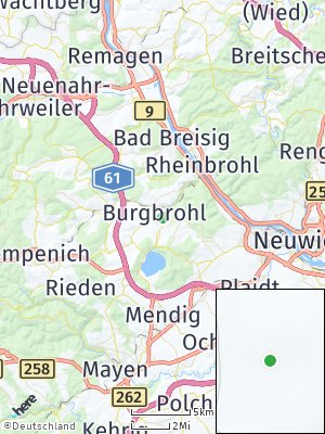Here Map of Burgbrohl