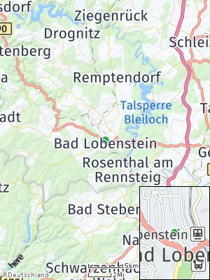 Here Map of Bad Lobenstein