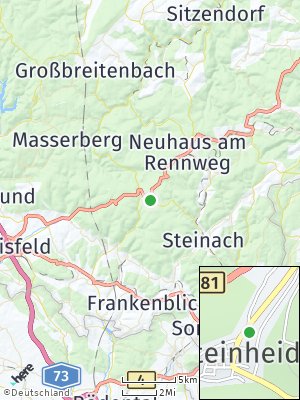 Here Map of Steinheid