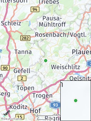 Here Map of Reuth bei Plauen