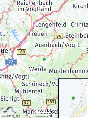 Here Map of Neustadt / Vogtland