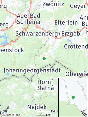 Here Map of Breitenbrunn / Erzgebirge