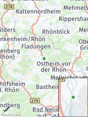 Here Map of Nordheim vor der Rhön