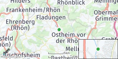 Google Map of Nordheim vor der Rhön
