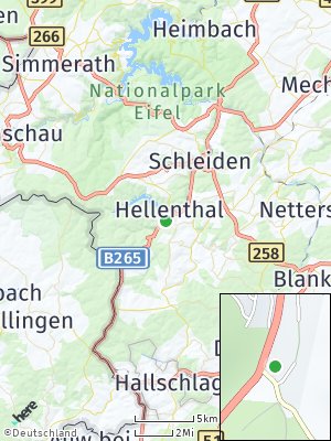 Here Map of Hellenthal