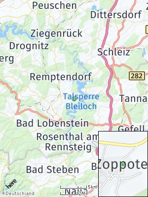 Here Map of Saalburg-Ebersdorf