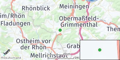 Google Map of Henneberg bei Meiningen