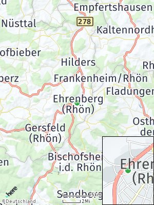 Here Map of Ehrenberg
