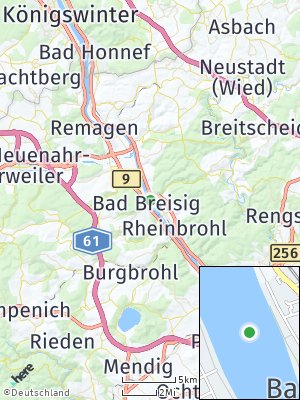 Here Map of Bad Breisig