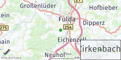 Google Map of Zirkenbach
