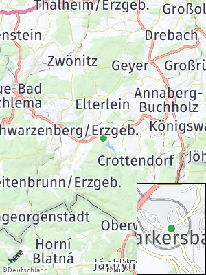 Here Map of Raschau-Markersbach