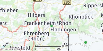 Google Map of Frankenheim / Rhön