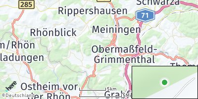 Google Map of Sülzfeld bei Meiningen
