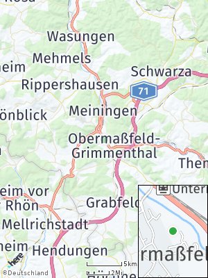 Here Map of Untermaßfeld