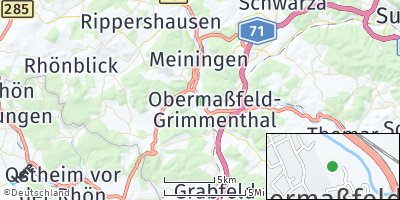Google Map of Untermaßfeld