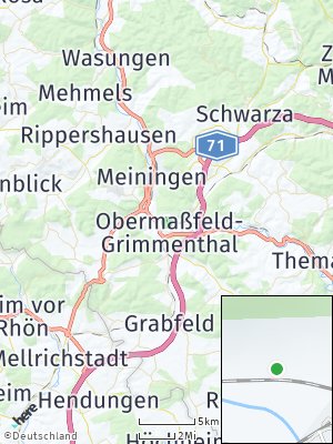 Here Map of Obermaßfeld-Grimmenthal